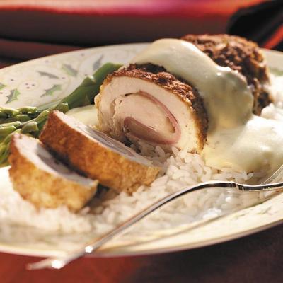 kerstmis kip cordon bleu