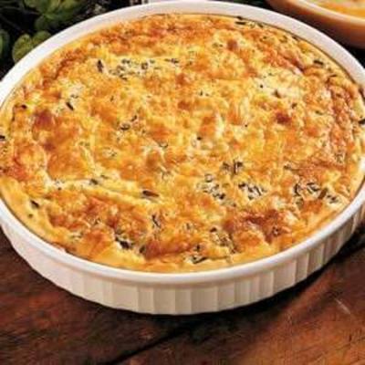 wilde rijst quiche