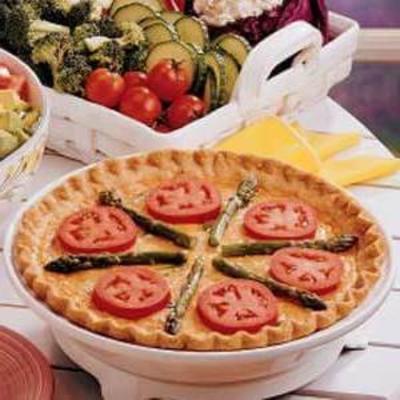 aspergetomaat quiche