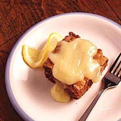 appeltaart met citroensaus