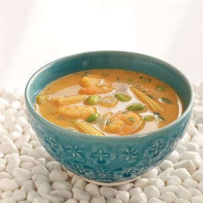 smakelijke thais-stijl garnalenbisque