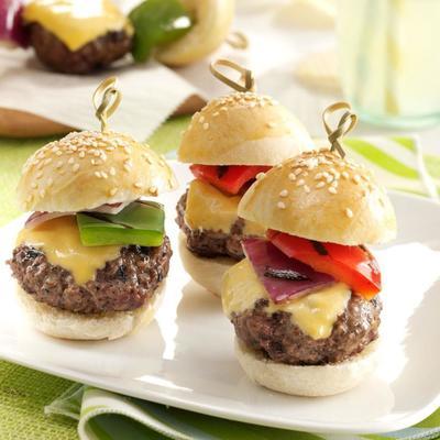 bbq baconburger kabobs