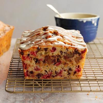sinaasappel-chip cranberry brood