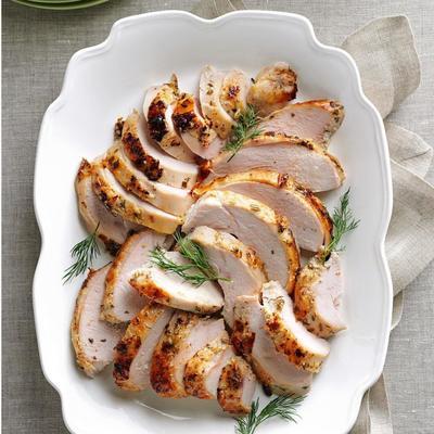 Dilly gebarbecued Turkije
