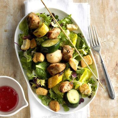 Thanksgiving zomer brochette salade