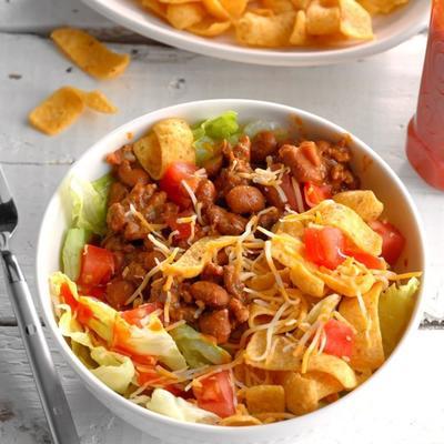 smakelijke taco salade