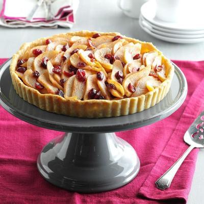 cranberry peertorte