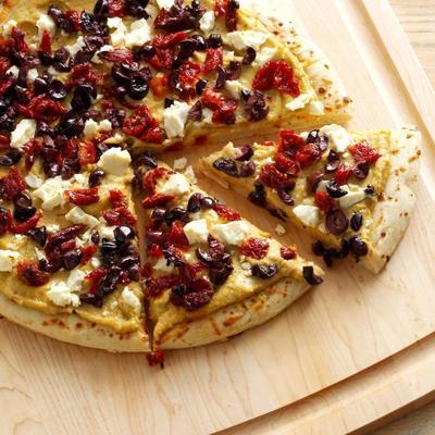 mediterrane pantry pizza