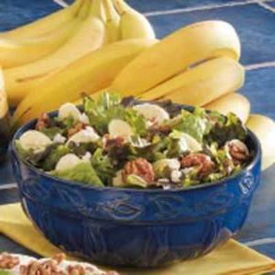 banaan-moer groene salade