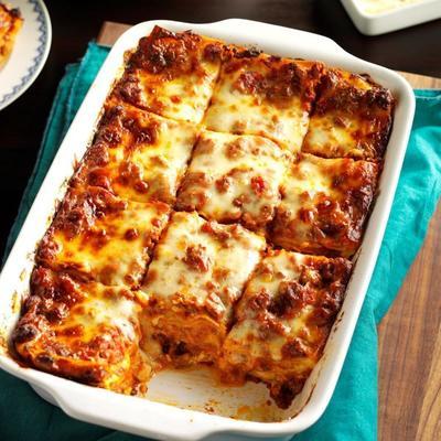 gemakkelijk maak vooruit lasagna's