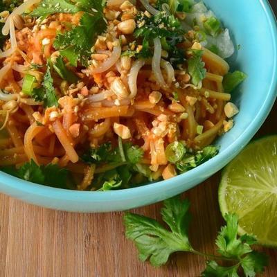 Carrie's pad Thaise salade