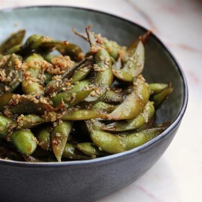 szechuan edamame (sojabonen)