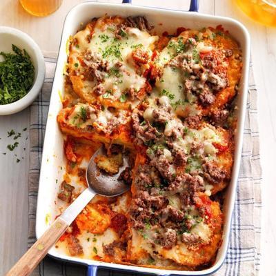 vlezige aubergine parmigiana