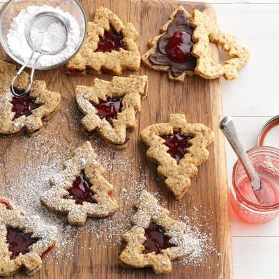 chocolade-aardbei krakeling koekjes