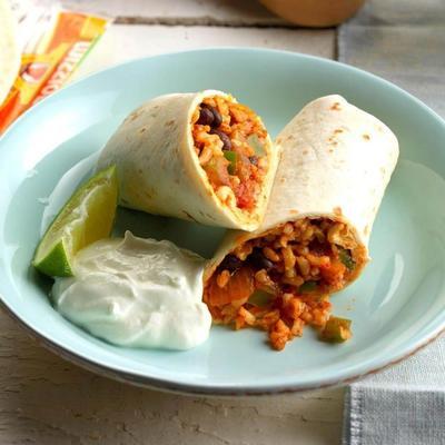 makkelijke bonen burrito's