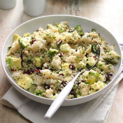 citroen cranberry quinoa salade