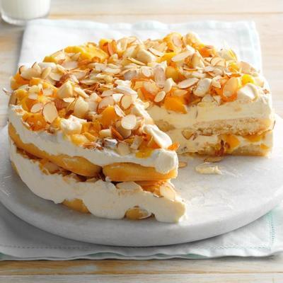 geen bak mango amandel meringuecake