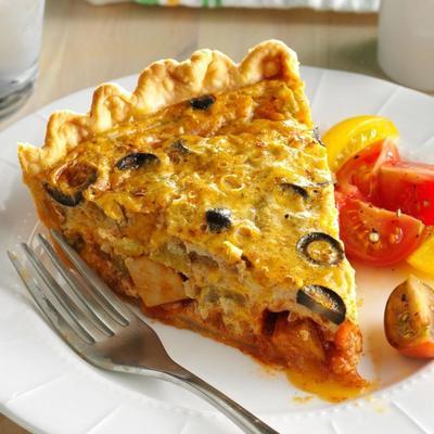 chicken taco quiche