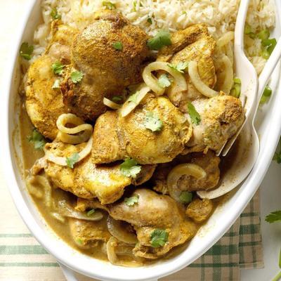 slowcooker curried chicken
