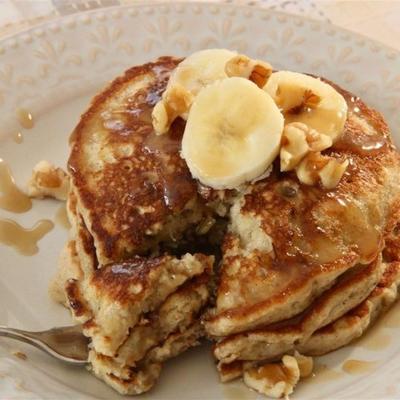 makkelijke pannenkoekjes met bananen