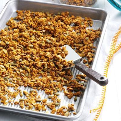 pompoen spice granola