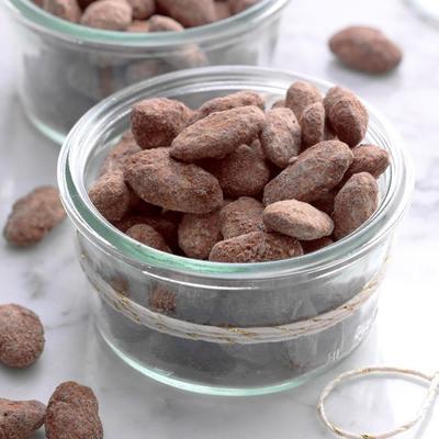 chocolade mokka bestoven amandelen