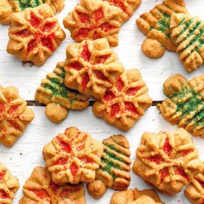 Kerst peperkoek spritz cookies