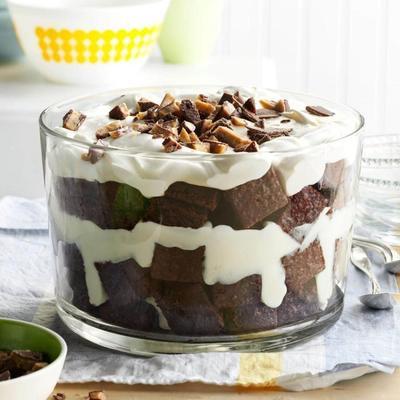 toffee brownie trifle