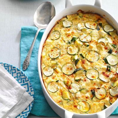 Griekse courgette taart