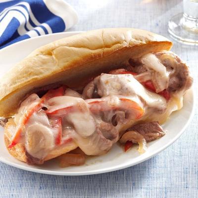 philly cheese steak sandwiches