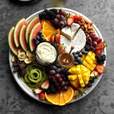 fruit charcuterie bord