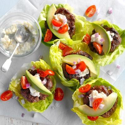 avocado feta berger wraps