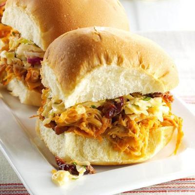 gember bbq kipschuiven met sesam slaw