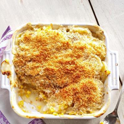 maïs en aardappelgratin