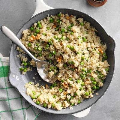 quinoa met erwten en uien