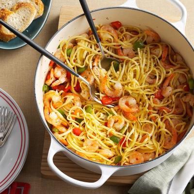 15 minuten kerstavond confetti pasta