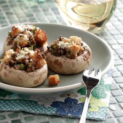 voorgerecht gevulde champignons