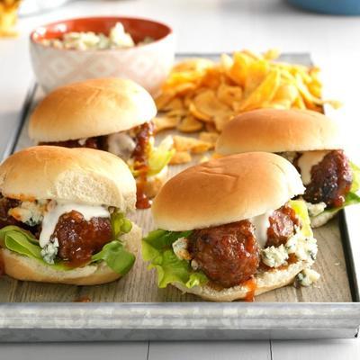 kipbuffers met honingbuffel
