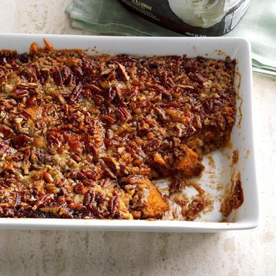 appel zoete aardappel boter pecannoten snelle cake