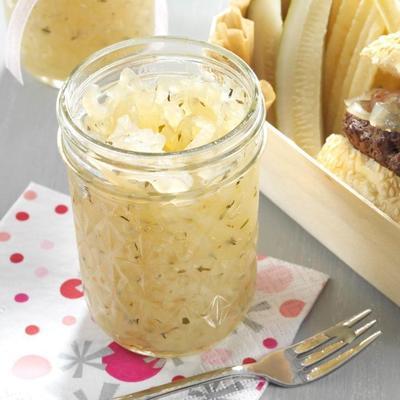 ingelegde zoete uien