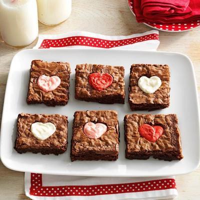 Valentijn hart brownies