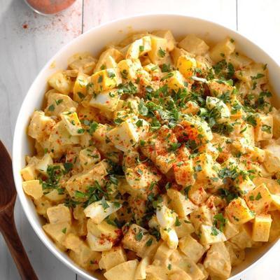 pittige cajunaardappelsalade