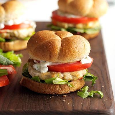 feta chicken burgers