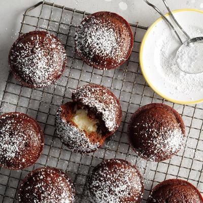 chocolade macaroon cupcakes
