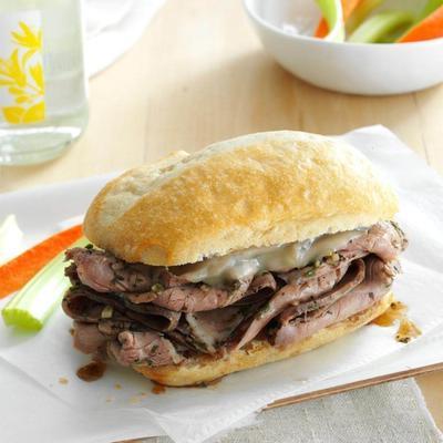 Italiaanse steak sandwiches