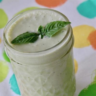 banaan basilicum smoothie