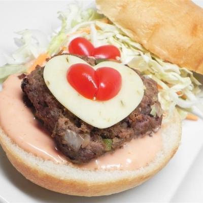 dominicaanse chimichurri burger (katleti)