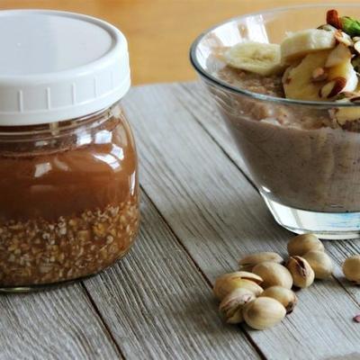 staal gesneden haver en quinoa ontbijt