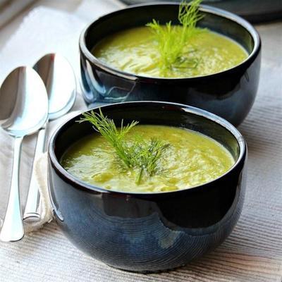 courgette fenchel suppe (courgette en venkel soep)