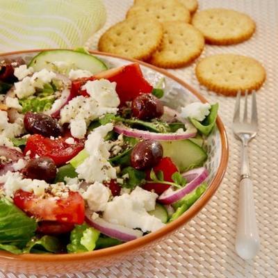 de Griekse salade van dana